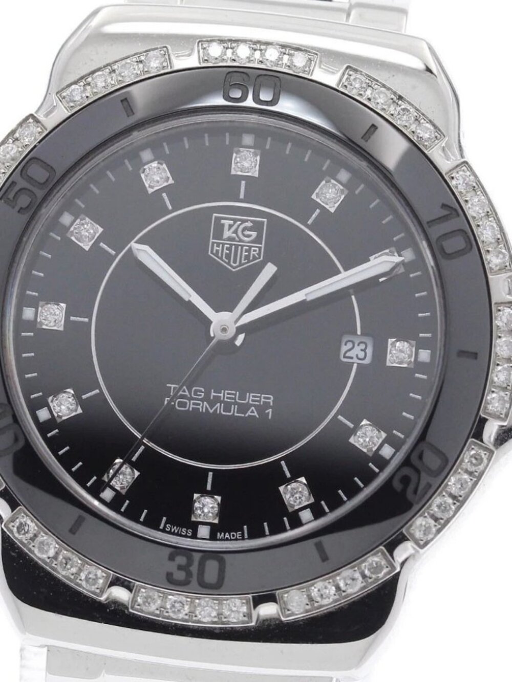 TAG HEUER Formula 1 WAH1312 12P diamond bezel Quartz Ladies Watch_939628